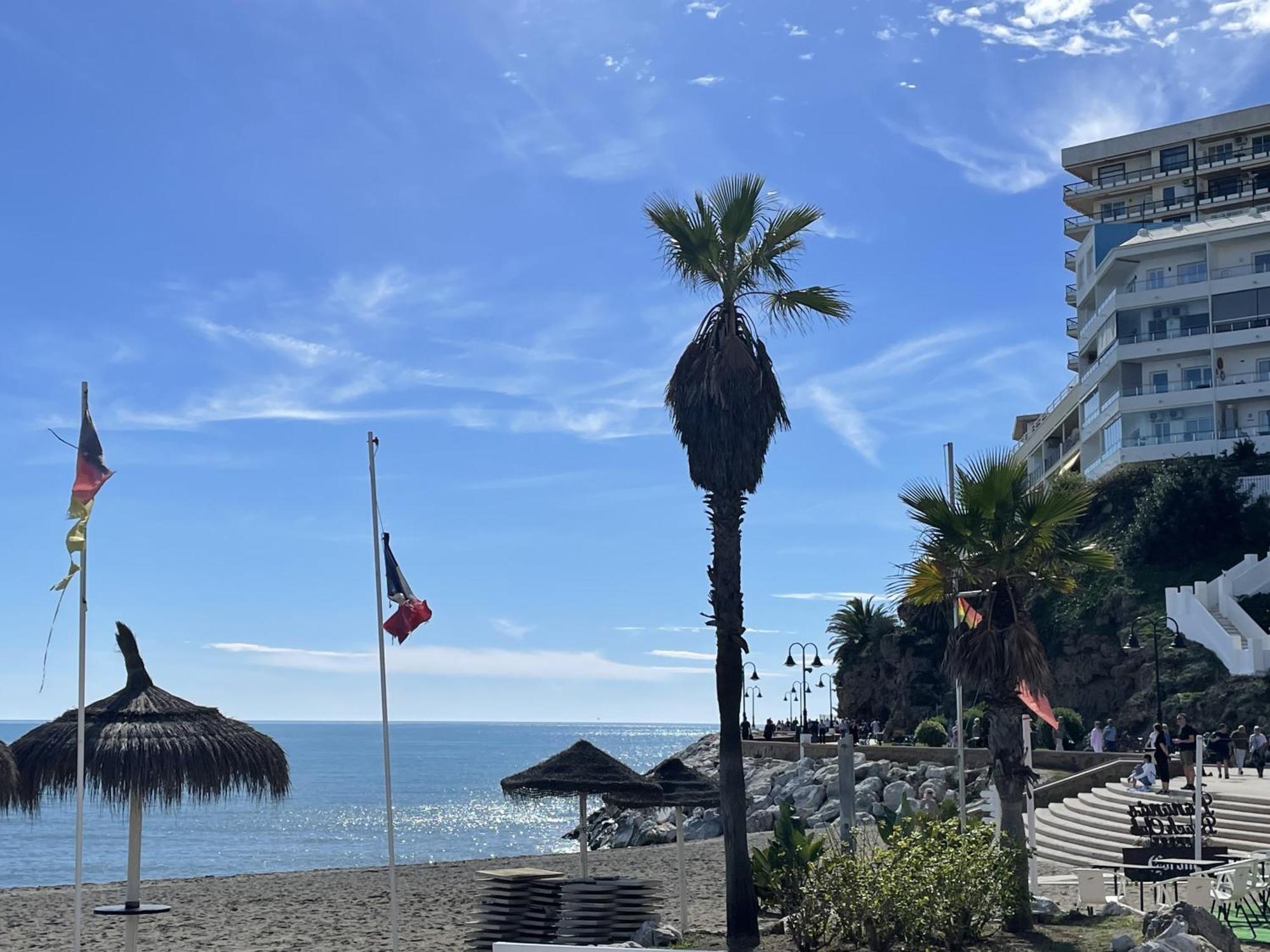 Апартаменты Moderno Piso Mirando Al Mar Торремолинос Экстерьер фото