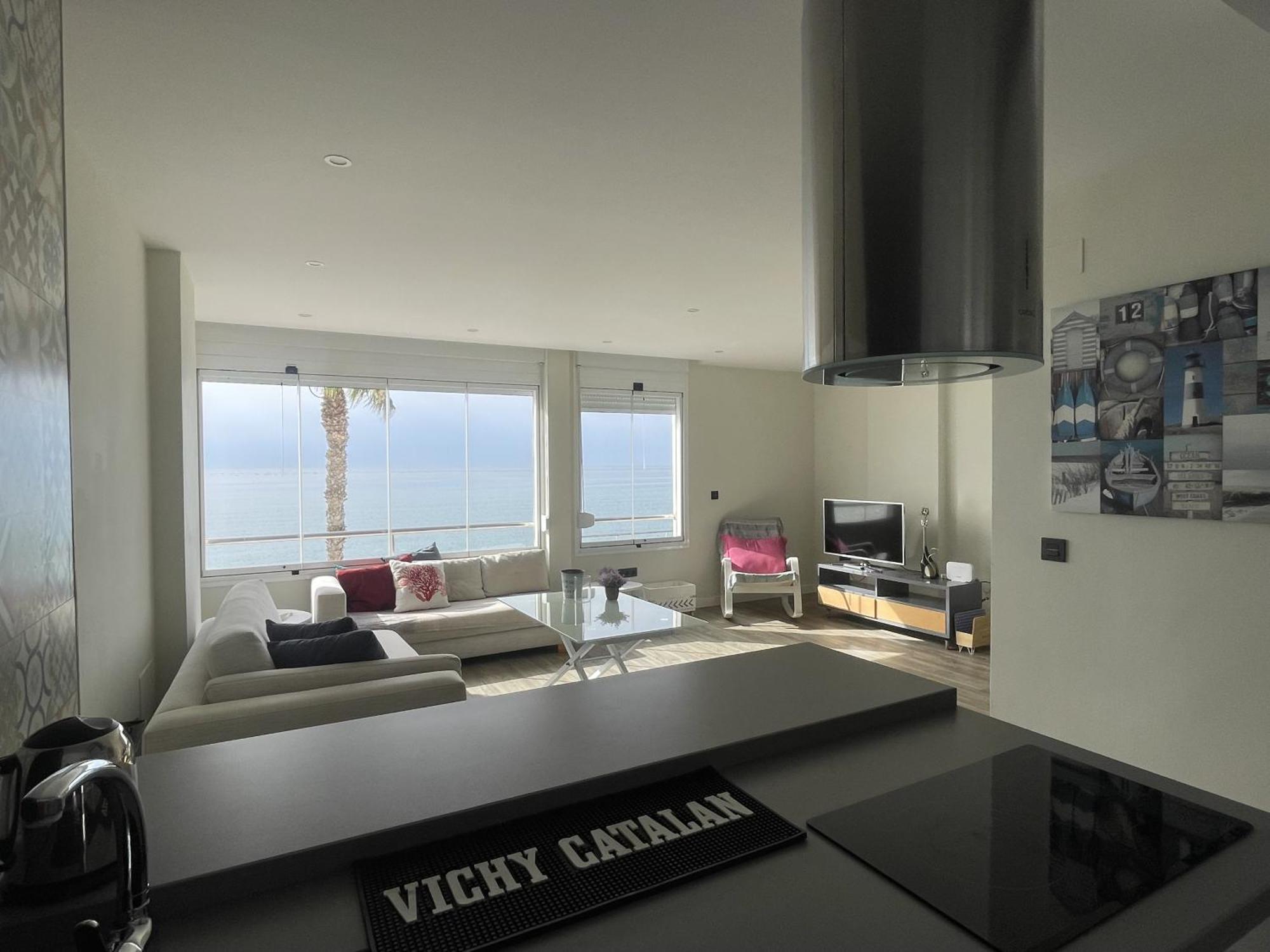 Апартаменты Moderno Piso Mirando Al Mar Торремолинос Экстерьер фото