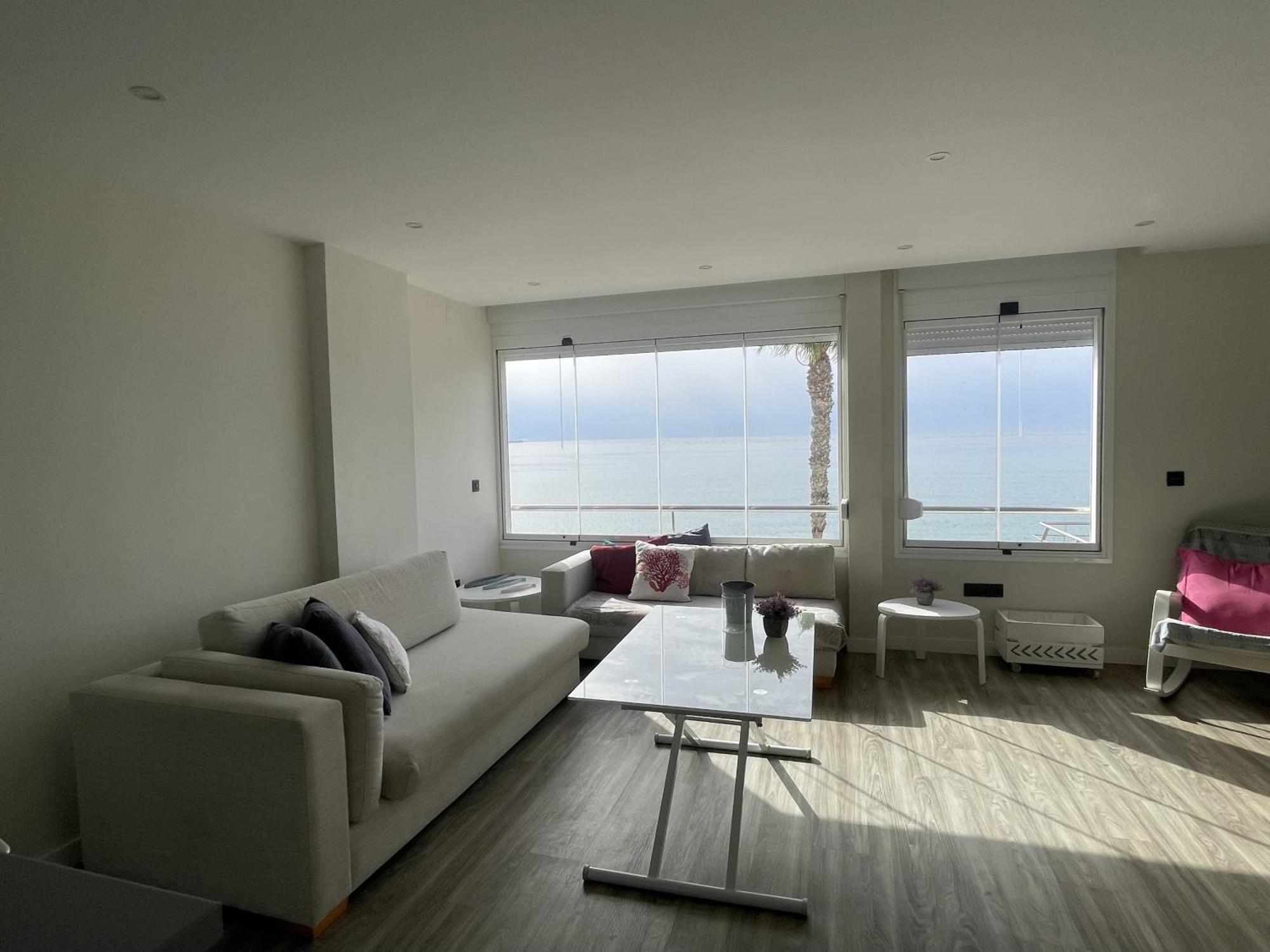 Апартаменты Moderno Piso Mirando Al Mar Торремолинос Экстерьер фото